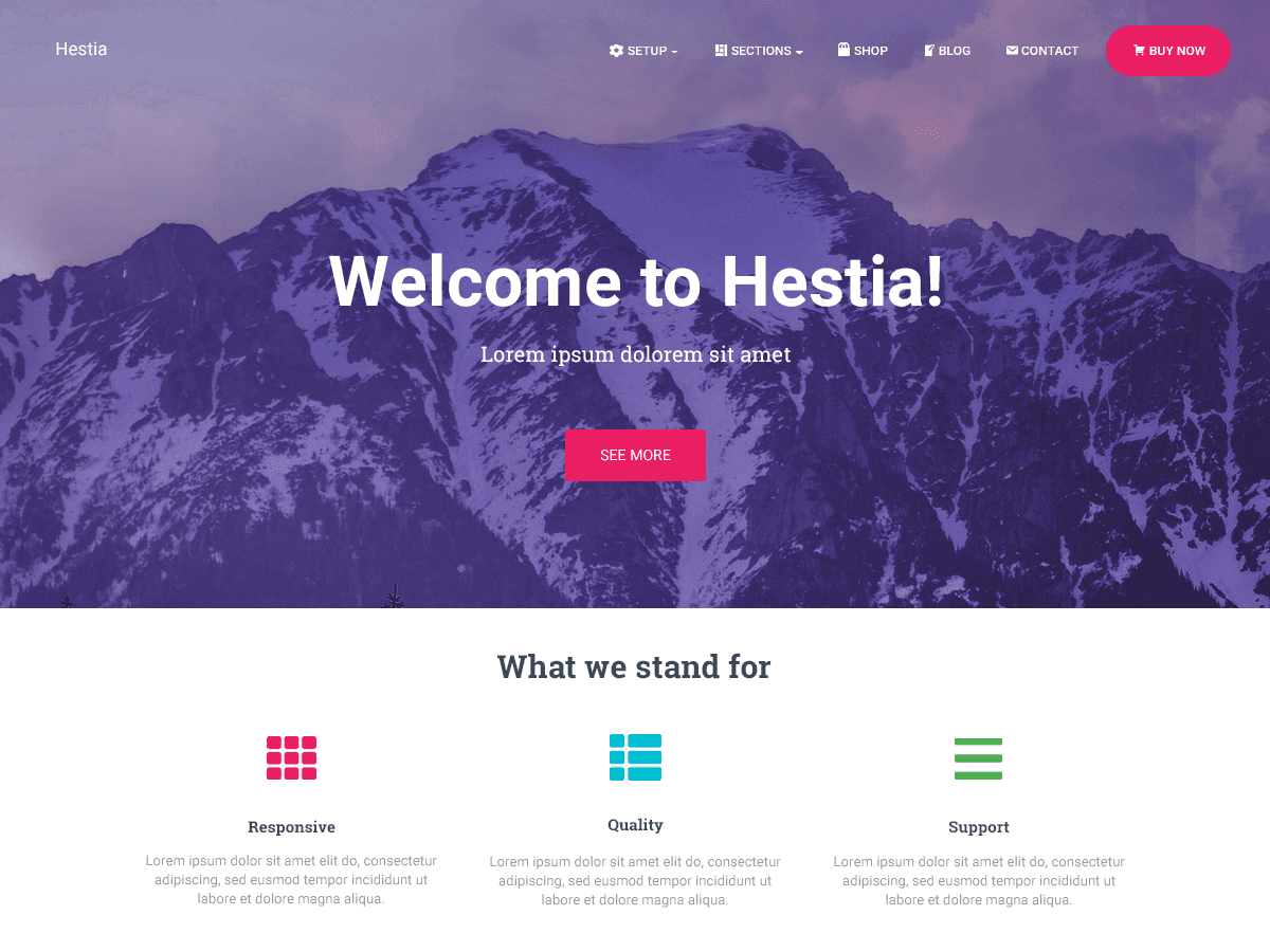 Hestia 主题