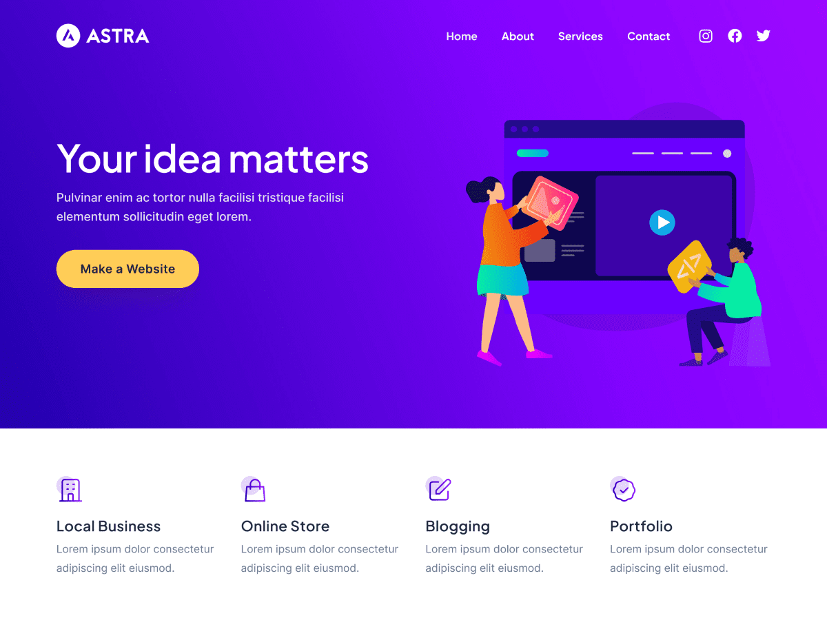Astra 主题
