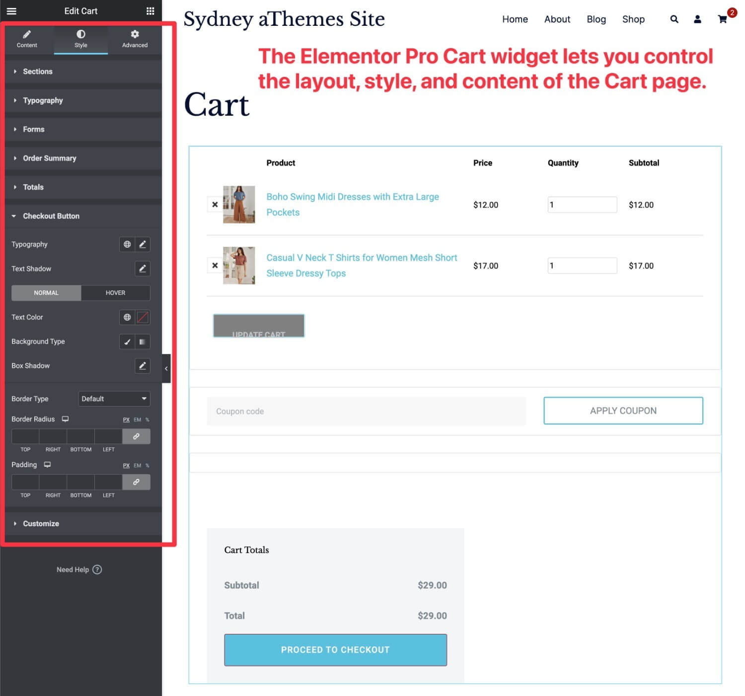 Elementor PRO Woocommerce 构建器