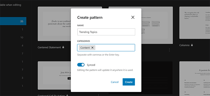 WordPress 6.4 改进的区块模板管理