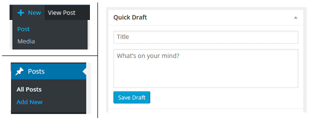 WordPress 添加新文章的三种方法