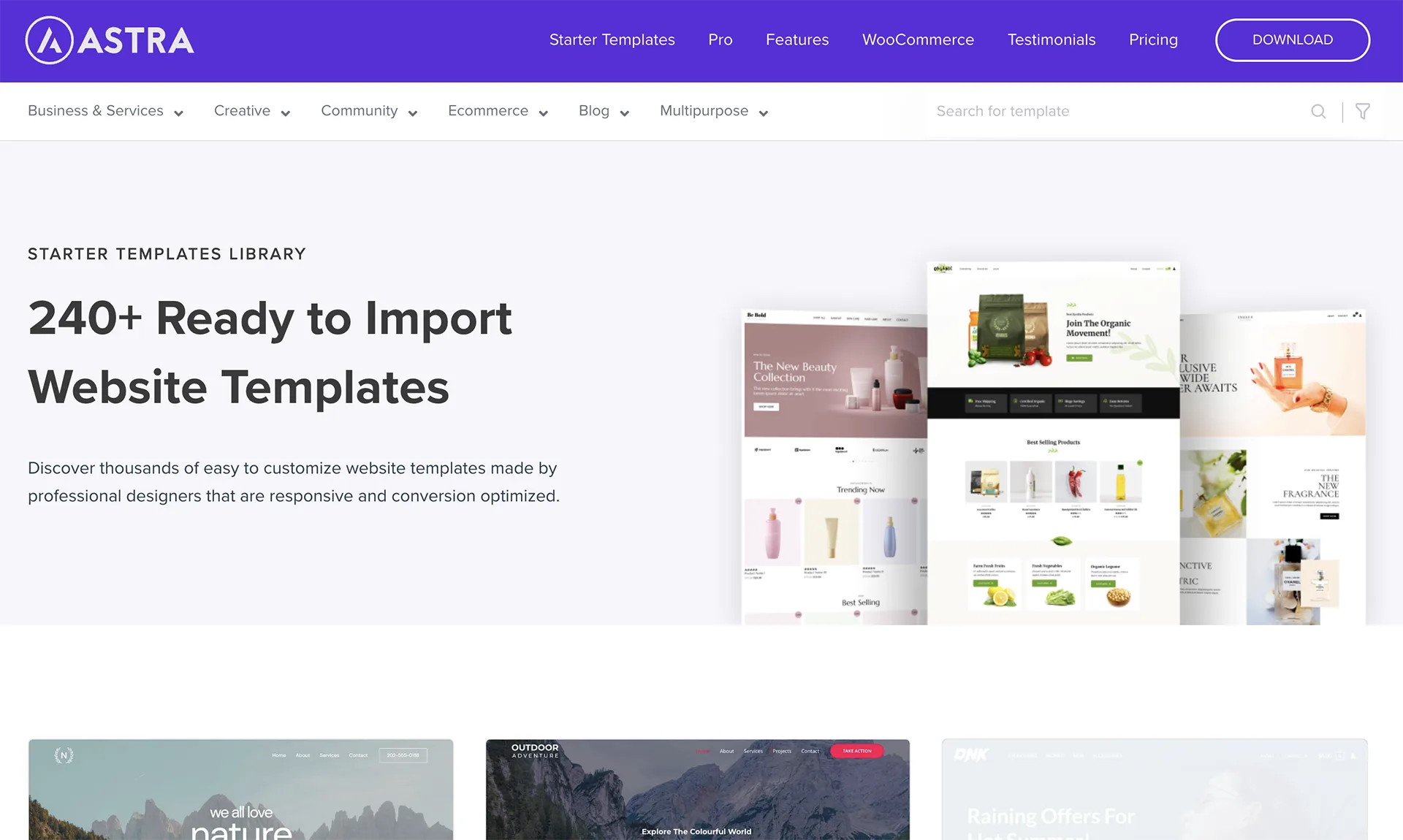 Astra Premium Starter Templates v4.2.2 - WordPress 主题扩展插件