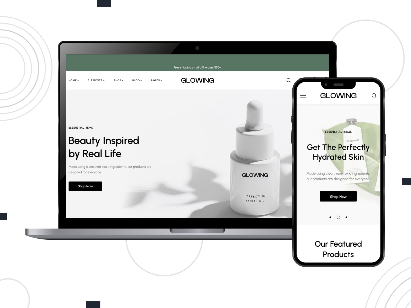 Glowing-theme-wordpress