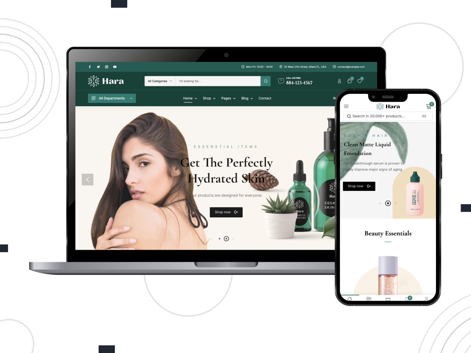 Hara-theme-for-elementor-woocommerce-sites