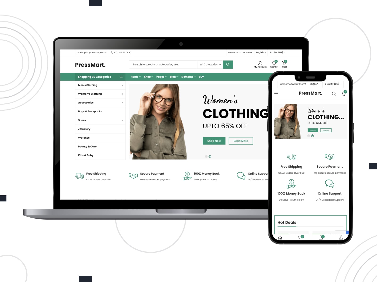 PressMart-theme-woocommerce-elementor