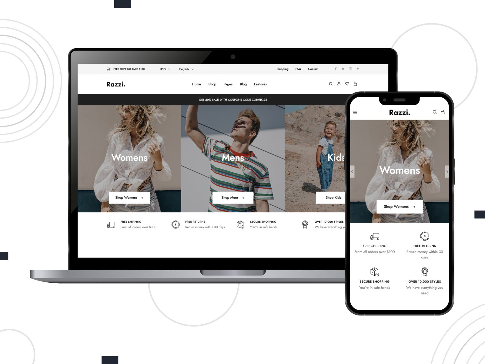 Razzi-elementor-wordpress-woocommerce-theme