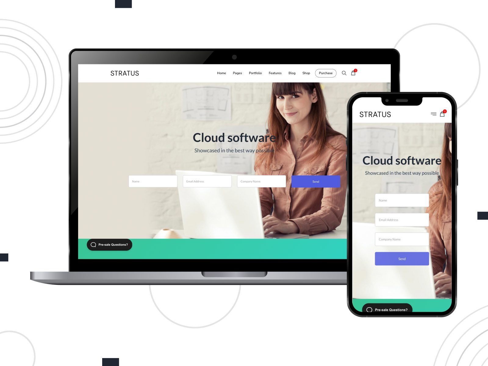 Stratus - 适用于云计算的 WordPress 主题