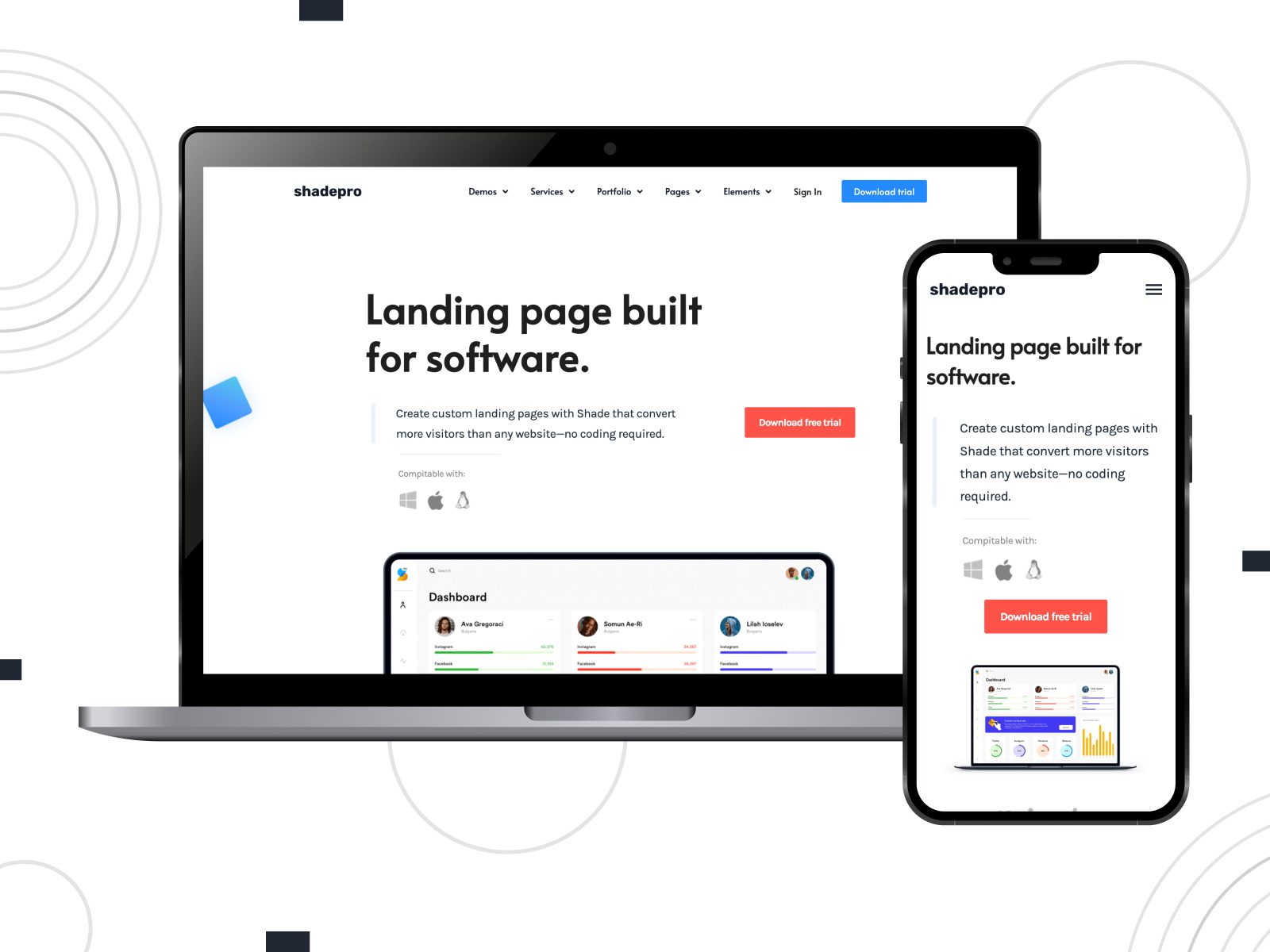 ShadePro - 面向软件开发公司的 WordPress 主题