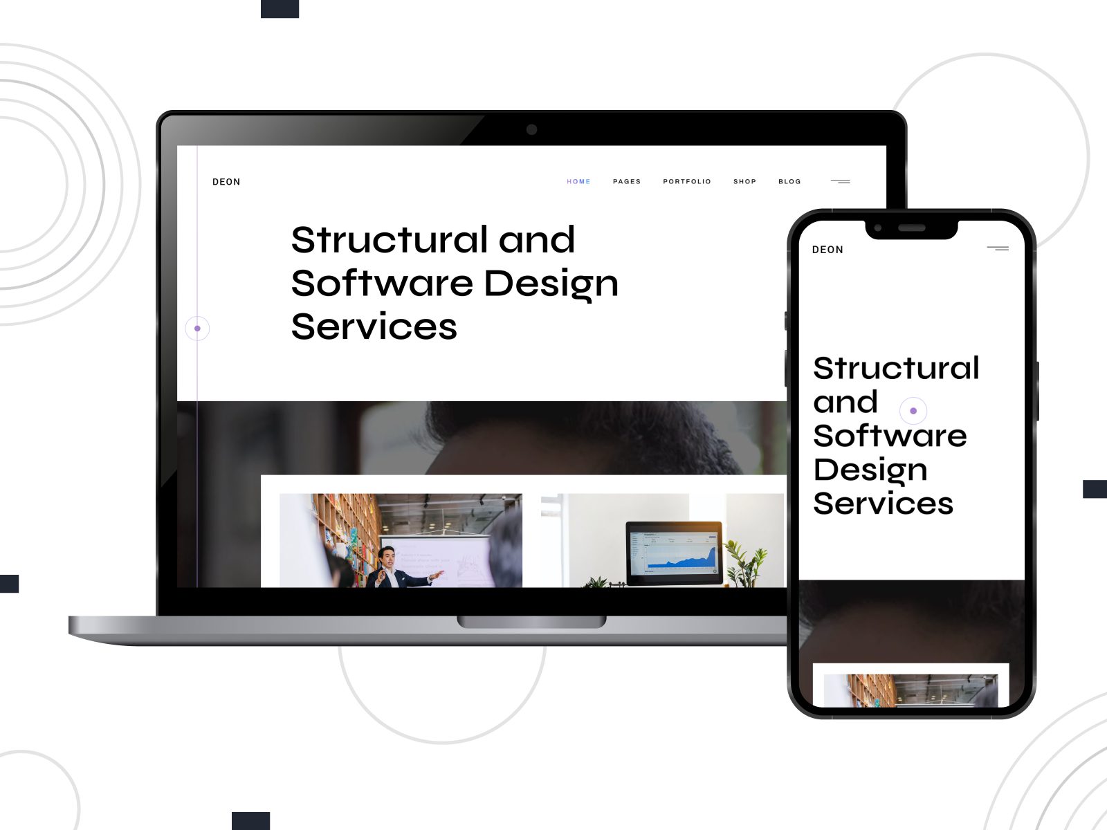 Deon - 面向技术服务的 WordPress 主题
