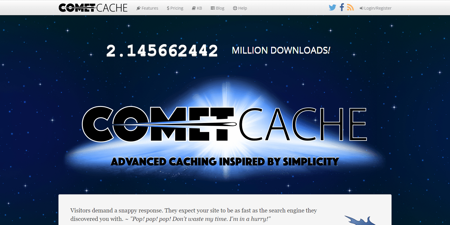 Comet Cache - 用户友好的 WordPress 缓存插件