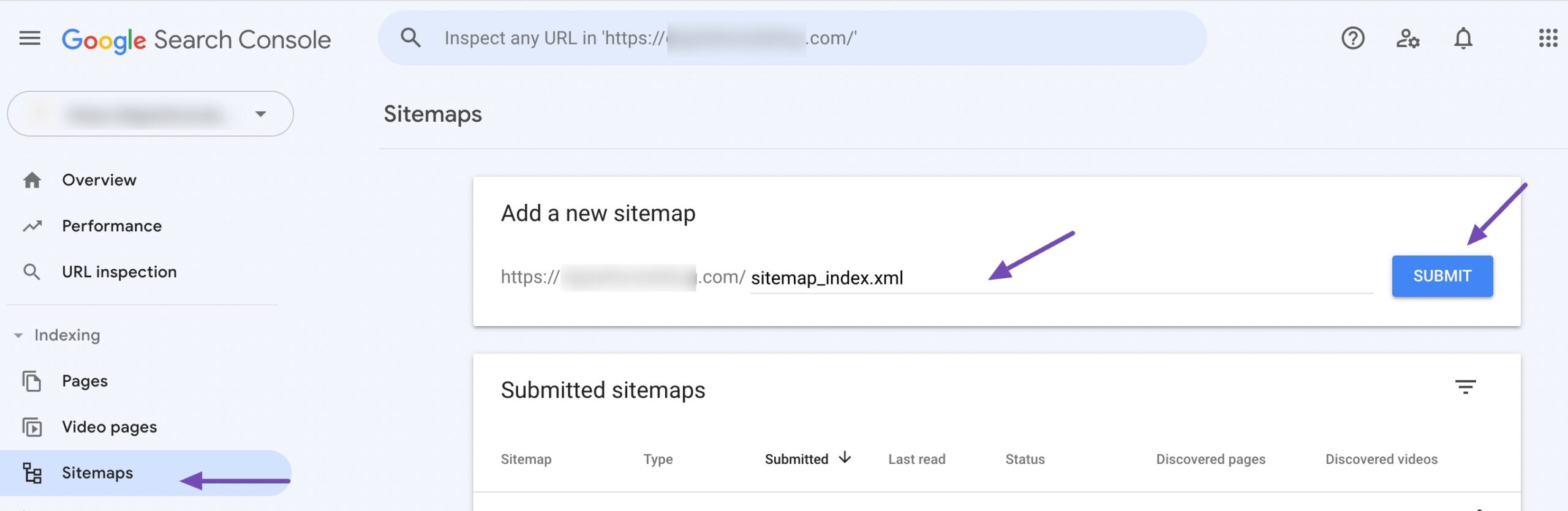 在 Google Search Console 中提交站点地图