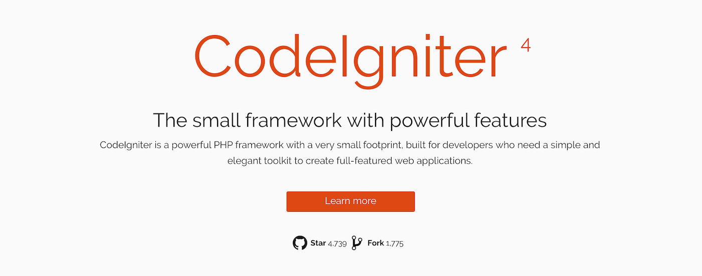 CodeIgniter PHP 框架