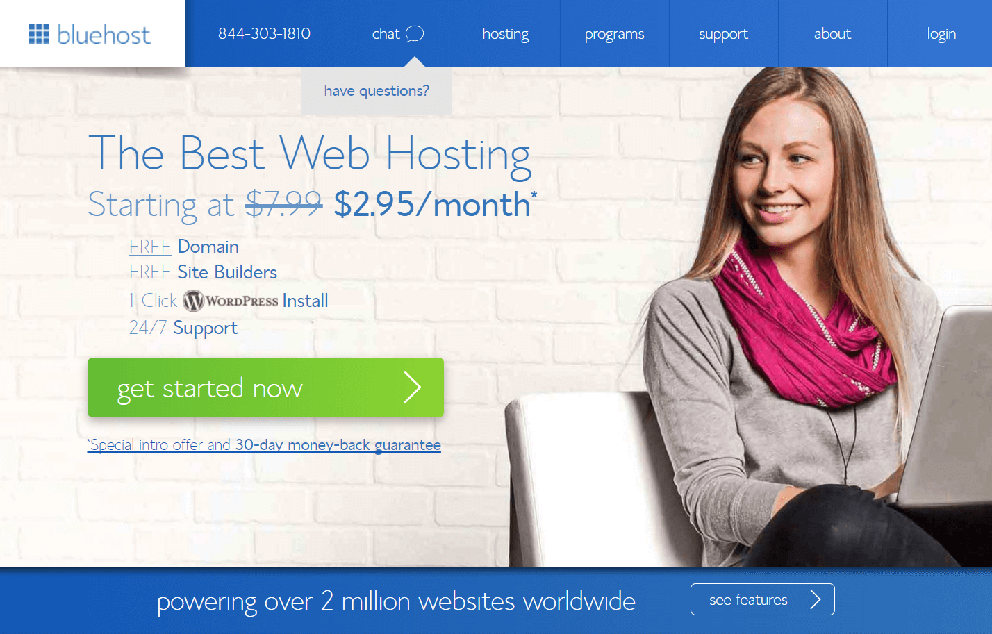 Bluehost 主机托管