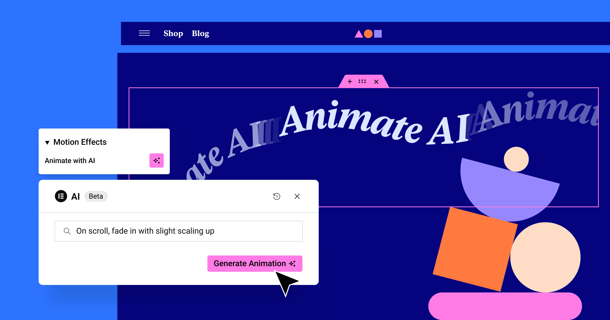 AI 动态效果