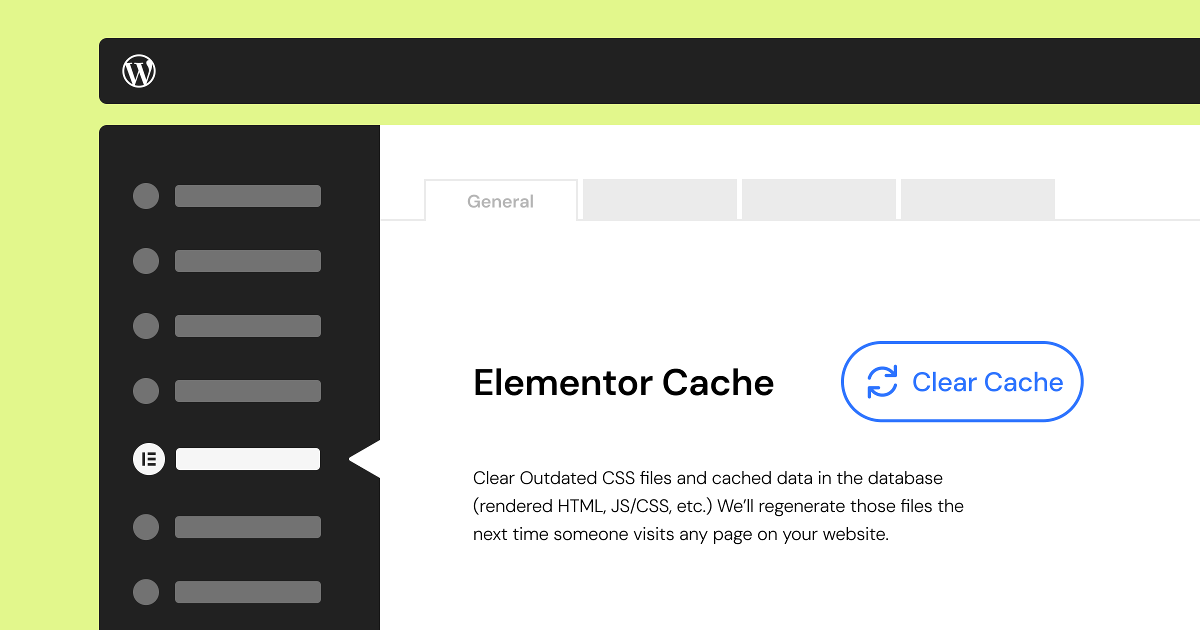Elementor 3.28 Cache Control