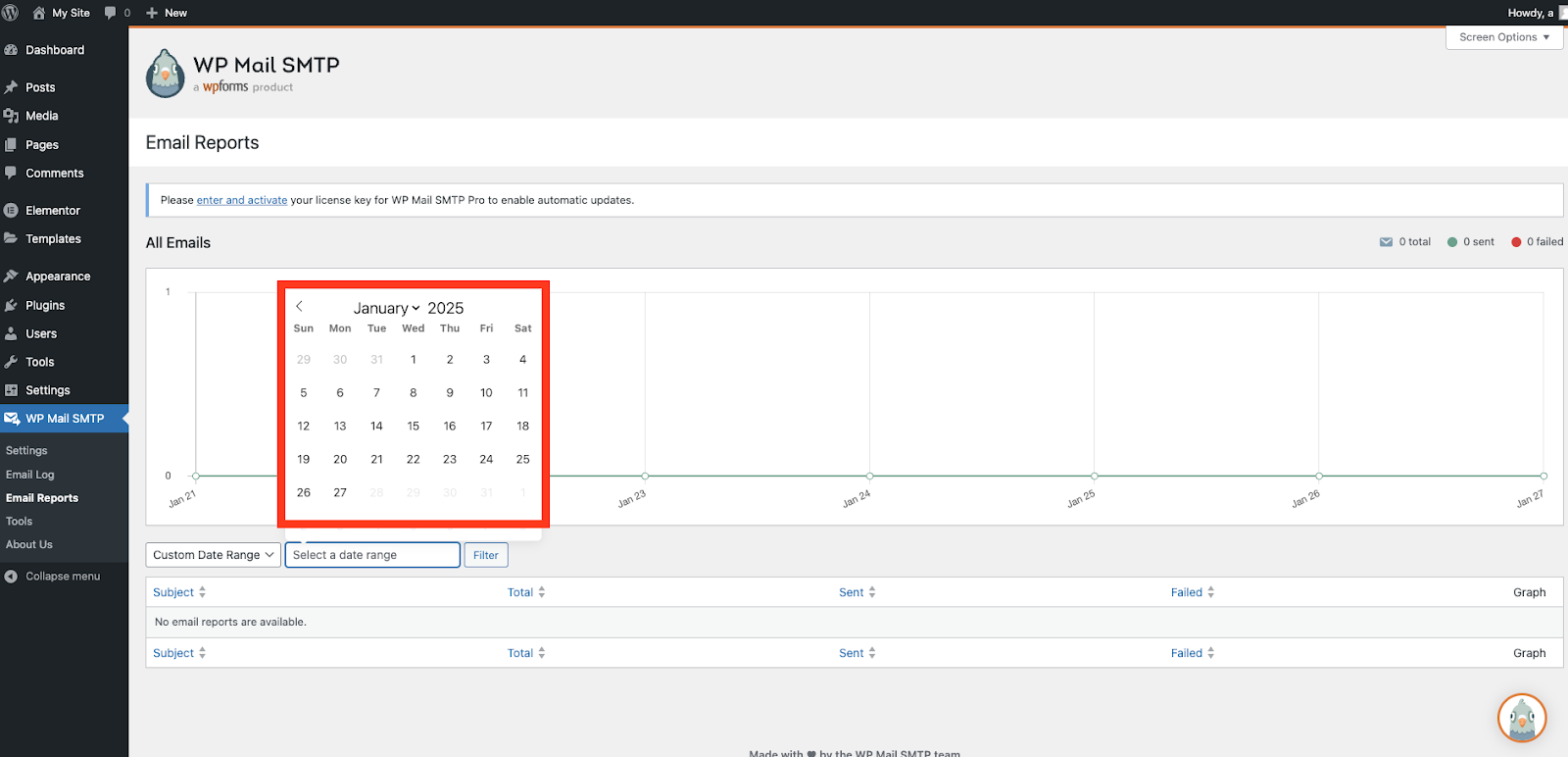 WP Mail SMTP Log